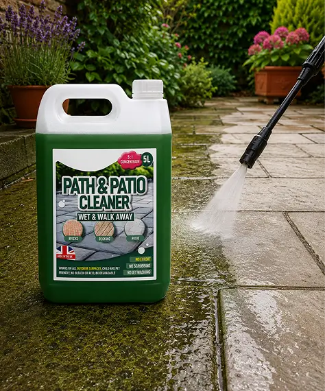 5L Green Stain Remover – Outdoor Patio & Path Cleaning Solution for Driveways