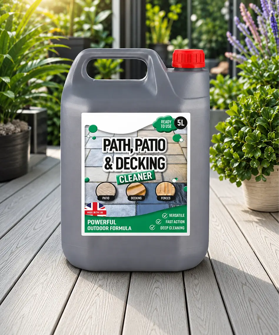 5L Ready-to-Use Outdoor Patio & Decking Cleaner – Powerful Stain Removal Solution