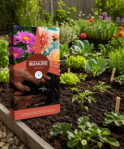 40L Organic Farmyard Manure – Natural Soil Conditioner for Healthy Plant Growth