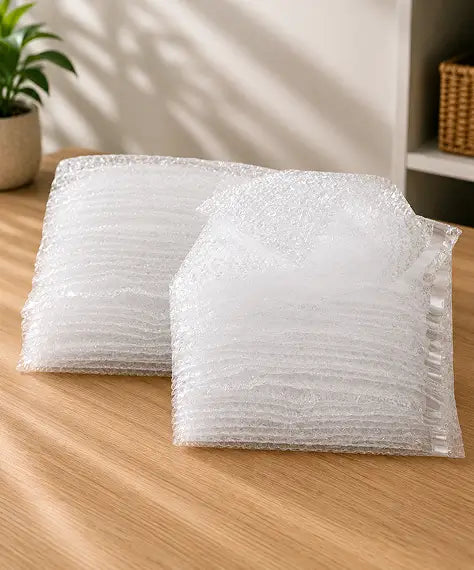 Clear Plastic Self-Seal Bubble Pouches – Protective Mailing & Shipping Bags