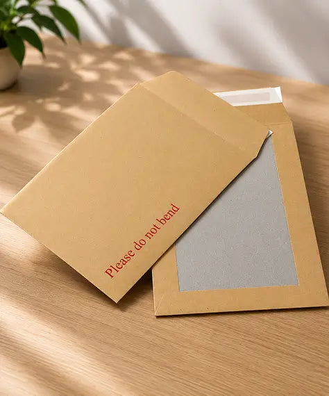 Strong C5 Manilla Board-Backed Envelopes – Durable Brown Postal Mailers