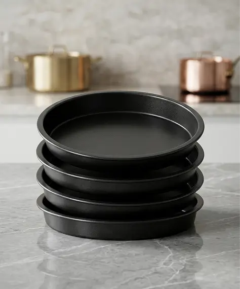 4 Layer Non-Stick Cake Tin Set – Ideal for Ombre & Rainbow Cake Designs