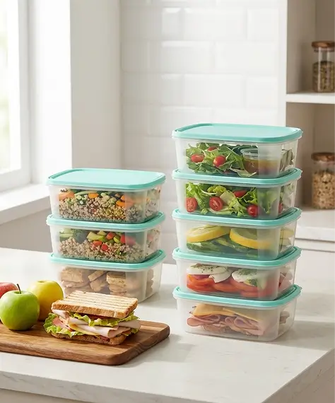Premium 1L Food Storage Containers for Meal Prep & Leftovers
