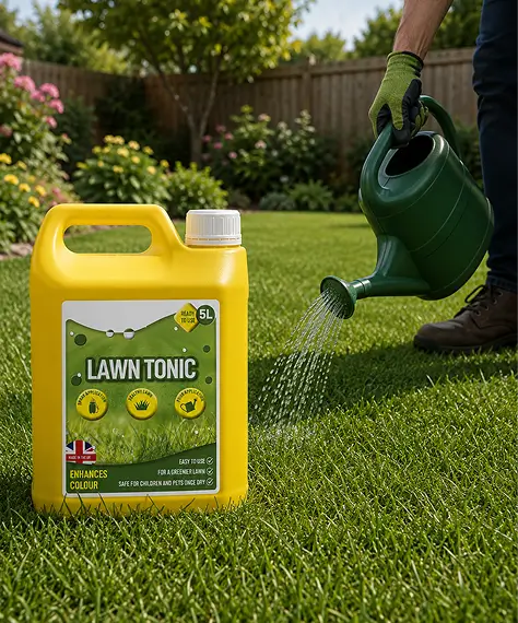 5L Ready-to-Use Liquid Lawn Tonic – Concentrated Formula for Healthier, Greener Grass