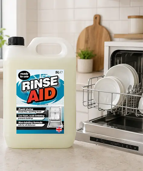 5L Dishwasher Cleaner & Rinse Aid for Sparkling Dishes and Glassware