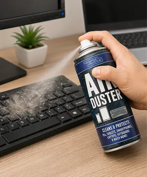 Electronic Air Duster Spray 400ml – Safe Cleaning for Laptops, Keyboards & Screens