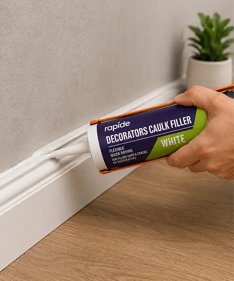 Decorators Caulk Filler Sealant Cartridge for Filling Cracks, Gaps & Joints