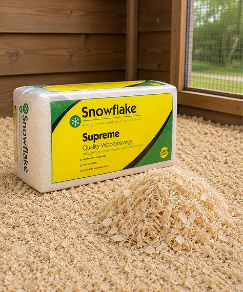 Softwood Timber Bale 15kg Animal Bedding for Poultry, Sheep & Horses