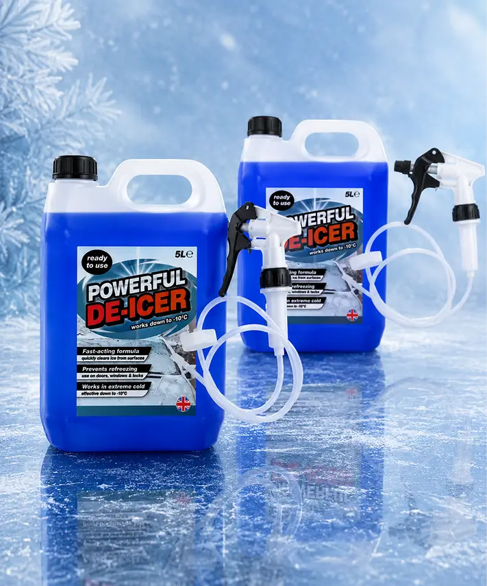 5 Litre All-Weather De-Icing Fluid – Fast-Acting Ready-to-Use Solution with Easy Trigger Application