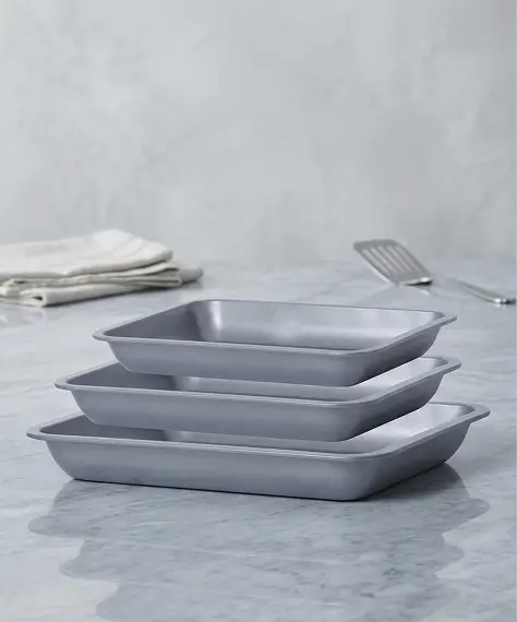 Non-Stick Stackable Roasting Tray Set – 3 Piece
