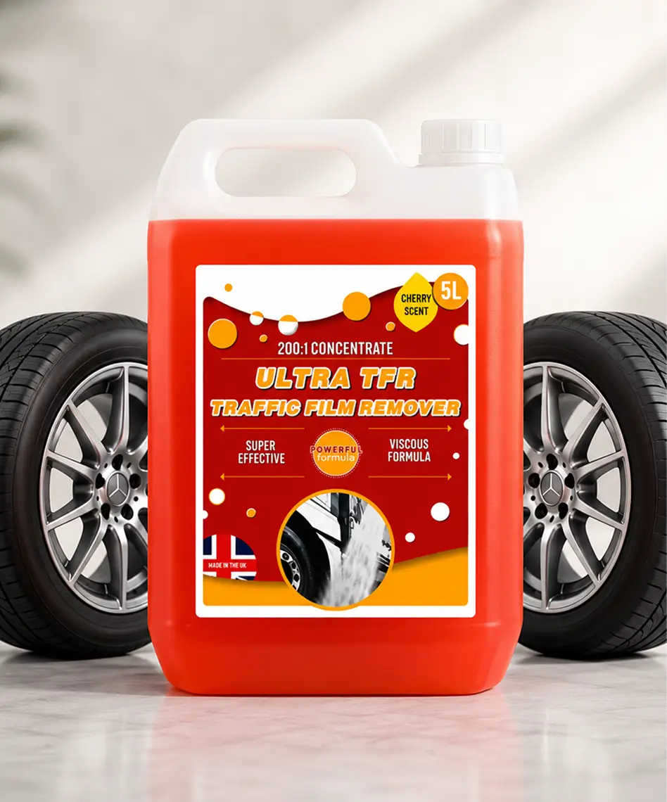 5L Ultra Viscous Cherry Scented Traffic Film Remover – Super Effective TFR Formula