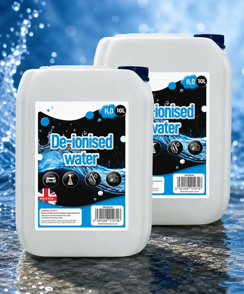 10L Deionised Distilled Water – Pure Formula for Maximum Performance & Extended Equipment Life