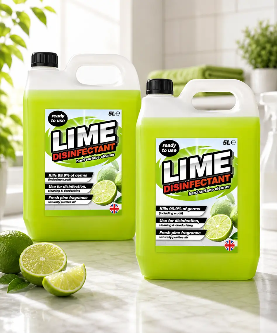 5L Ready-to-Use Lime Disinfectant – Hard Surface Cleaner for Kitchens, Toilets & Washrooms