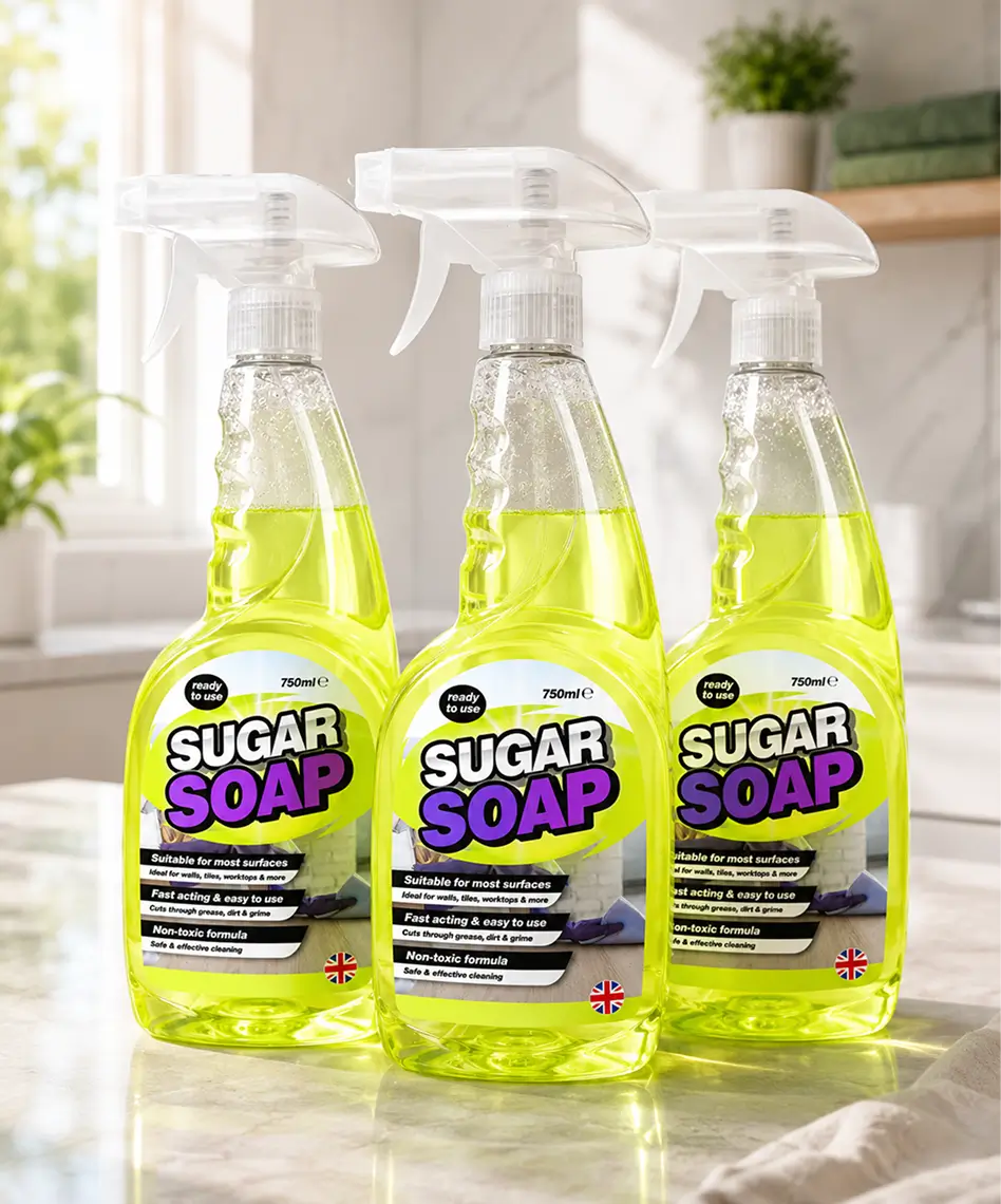 750ml Ready-to-Use Sugar Soap – Fast-Acting Cleaner for Walls & Tiles