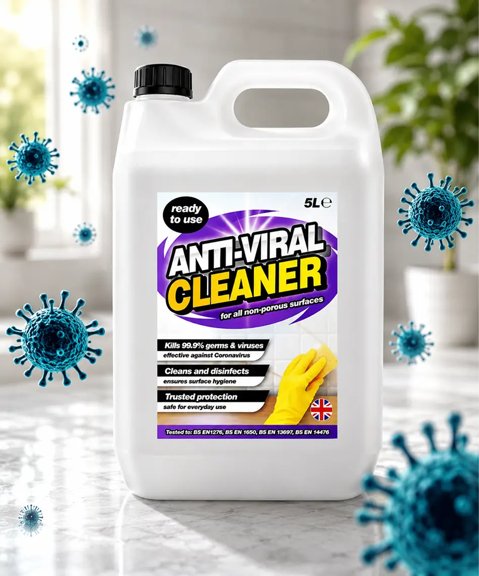 5L Antiviral Cleaner Disinfectant – Powerful Formula for Hygienically Clean Surfaces
