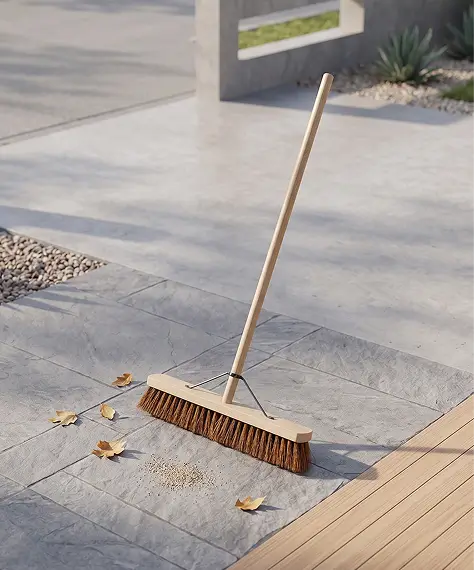 18", 24" & 36" Indoor Outdoor Broom with Soft or Hard Bristles