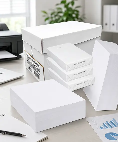 Bright White A4 Copier Paper 80gsm – Multipurpose Paper for Home, Office & Printing Needs