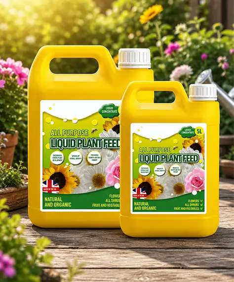 5L Concentrated All-Purpose Liquid Plant Feed – Easy Use Formula for Healthier Plant Growth