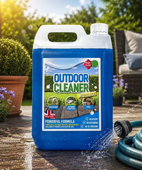 2.5L Ready-to-Use Outdoor Cleaner – For Paths, Patios, Driveways, Greenhouses & Flower Pots