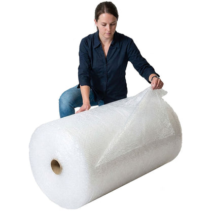 1m x 50m Heavy-Duty Bubble Wrap Roll – 1000mm Wide Air Cushioning for Packing & Moving