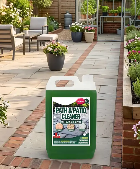 5L Green Stain Remover – Outdoor Patio & Path Cleaning Solution for Driveways
