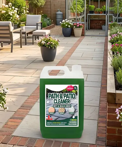 5L Green Stain Remover – Outdoor Patio & Path Cleaning Solution for Driveways