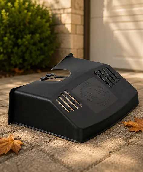 Weather-Resistant Black Drain Grid Covers for Improved Ventilation & Blockage Prevention