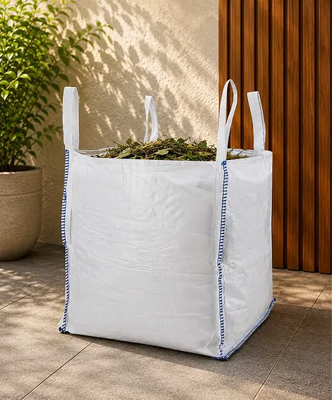 Heavy-Duty Reinforced 1 Tonne Bulk Bag 85x85x85cm – Strong FIBC Sack for Builders, Garden Waste & Aggregates