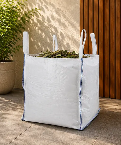 Heavy-Duty Reinforced 1 Tonne Bulk Bag 85x85x85cm – Strong FIBC Sack for Builders, Garden Waste & Aggregates