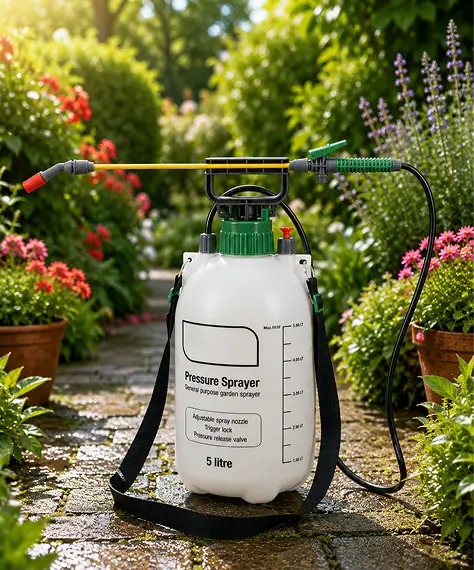 5L Garden Pressure Sprayer – Ideal for Pesticides & Insecticides Application