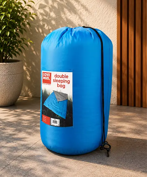 Warm Insulated Single & Double Sleeping Bags – Ideal for Camping, Hiking & Outdoor Adventures