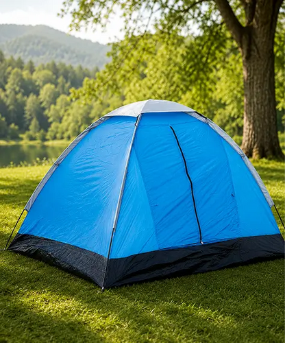 Waterproof & Wind-Resistant 2 Person Camping Tent – Easy-Pitch Travel Tent with Zipped Entrance