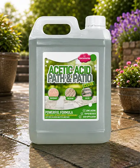 2.5L Concentrated Acetic Acid Outdoor Cleaner – For Garden Paths & Patios
