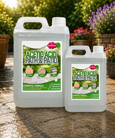 2.5L Concentrated Acetic Acid Outdoor Cleaner – For Garden Paths & Patios