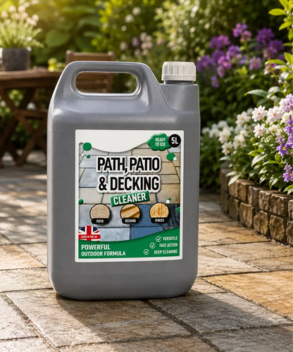 5L Ready-to-Use Outdoor Patio & Decking Cleaner – Powerful Stain Removal Solution