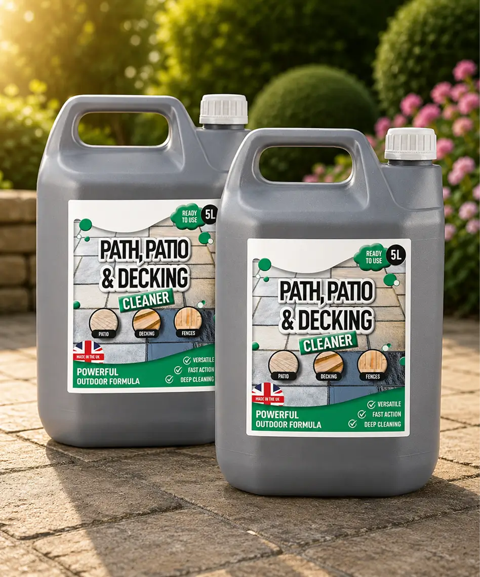 5L Ready-to-Use Outdoor Patio & Decking Cleaner – Powerful Stain Removal Solution
