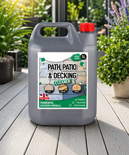 5L Ready-to-Use Outdoor Patio & Decking Cleaner – Powerful Stain Removal Solution