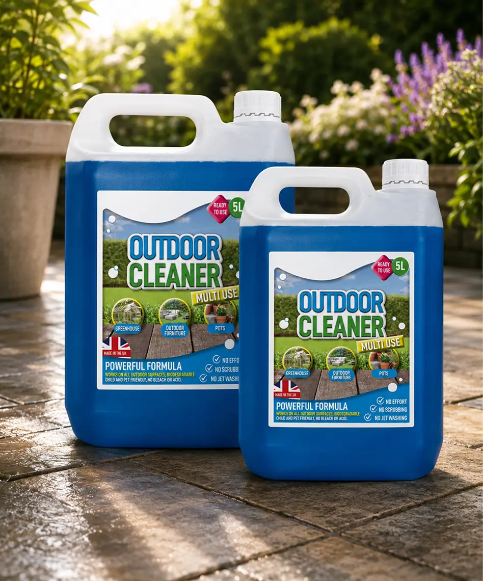 5L Ready-to-Use Outdoor Cleaner – For Paths, Patios, Driveways, Greenhouses & Flower Pots