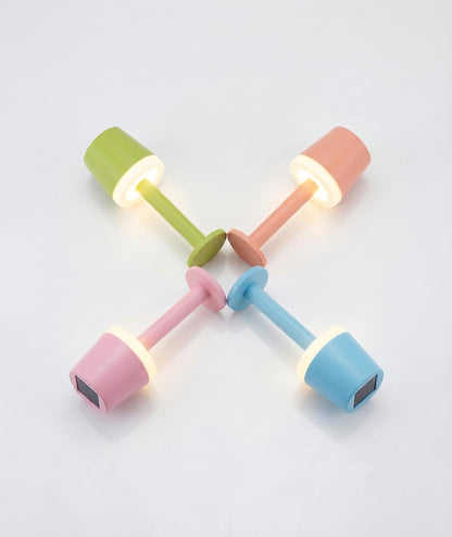 Solar Garden Lights Outdoor - 4-Pack Modern Minimalist Colourful LED Lamps