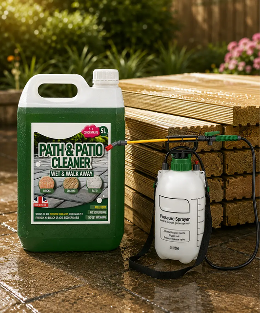 5L Path & Patio Cleaner Kit – Includes 5L Pressure Sprayer for Easy Use