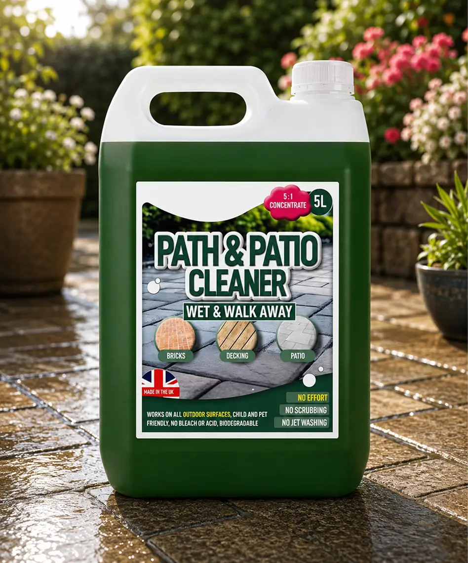 5L Path & Patio Cleaner Kit – Includes 5L Pressure Sprayer for Easy Use