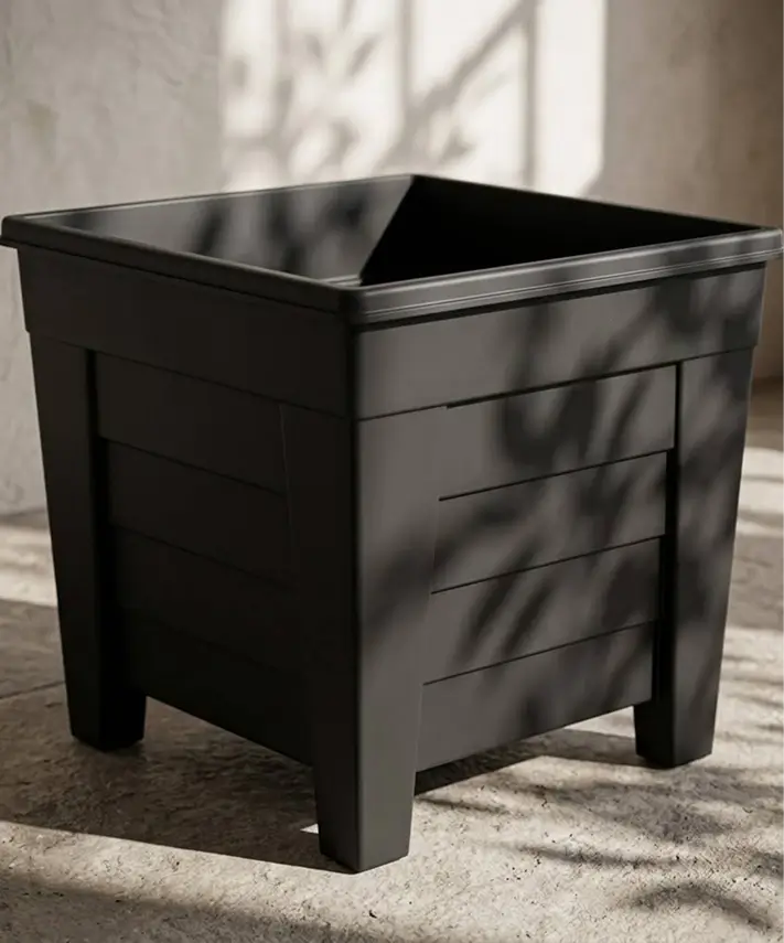 33cm Grosvenor Flower Plant Pots – Spacious Black or Terracotta Planters for Home & Garden