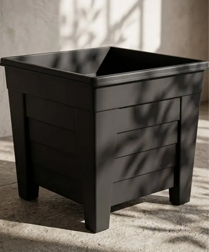 33cm Grosvenor Flower Plant Pots – Spacious Black or Terracotta Planters for Home & Garden