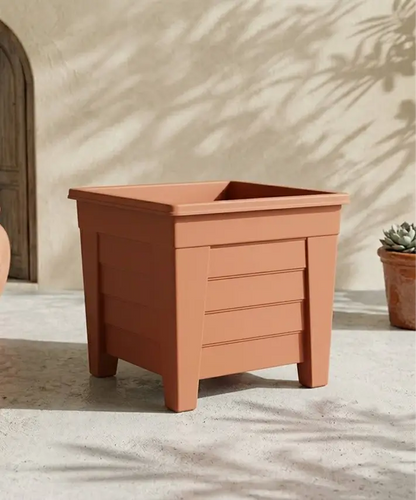 33cm Grosvenor Flower Plant Pots – Spacious Black or Terracotta Planters for Home & Garden