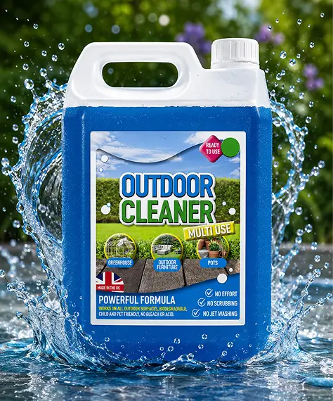 2.5L Ready-to-Use Outdoor Cleaner – For Paths, Patios, Driveways, Greenhouses & Flower Pots