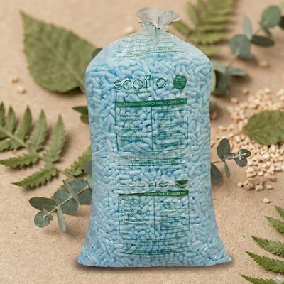 Blue Eco Flo Biodegradable Packing Peanuts – Loose Fill Protective Packaging