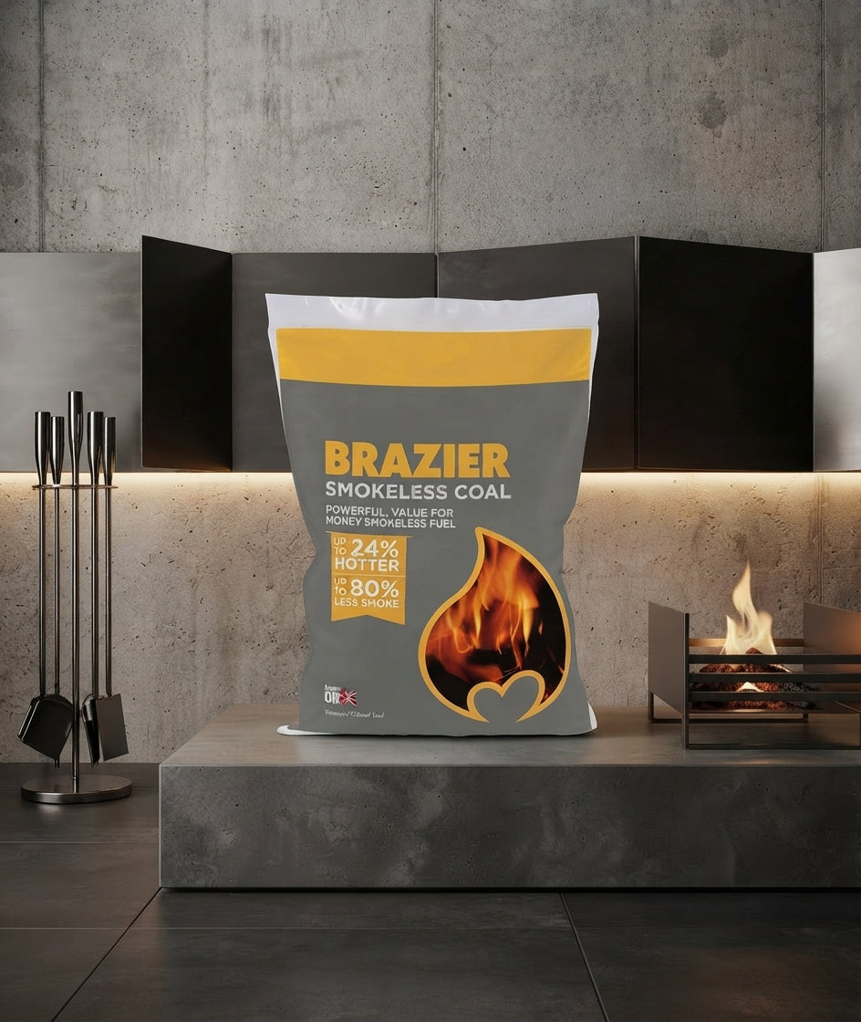 Brazier Smokeless Fuel Coal High Heat Long Burning Fire Fuel