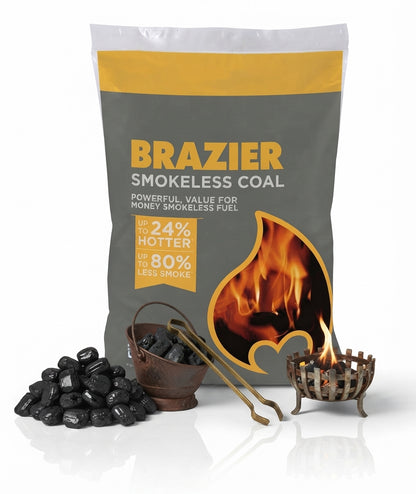 Brazier Smokeless Fuel Coal High Heat Long Burning Fire Fuel