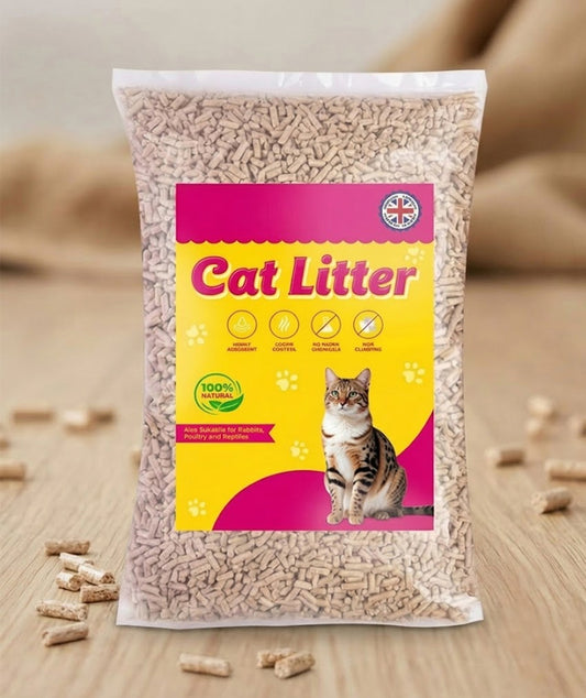15L Cat Litter Pellets Ultra Absorbent Biodegradable Virgin Wood Pellets