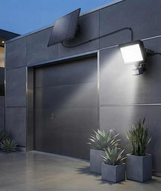 Solar PIR Millennium 1000L Super Bright Motion Activated Floodlight